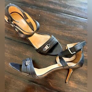 Coach Women’s Black Leather Heels- size 11